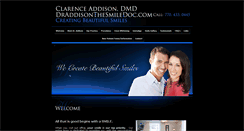 Desktop Screenshot of caddisonthesmiledoc.com